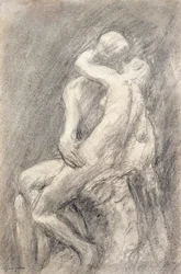 Studio del Bacio di Rodin nel suo studio